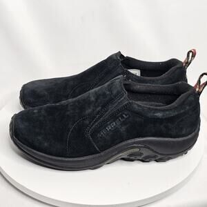 Merrell Shoes Womens Sz 8 Jungle Moc Casual Slip On Loafer J60826 Midnight Black